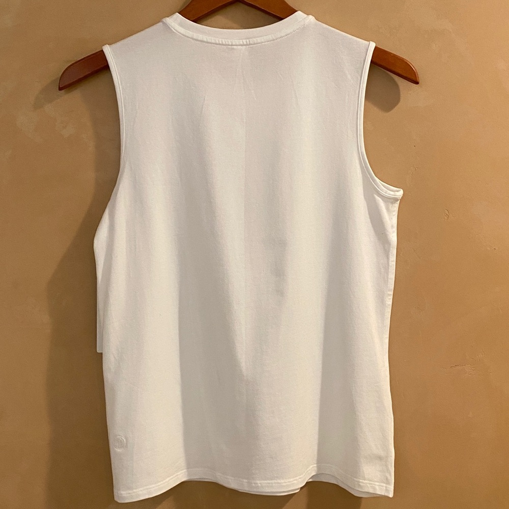 Lululemon Athletica Love Organic Cotton White Crewneck Tank Top Size: S NWT - Picture 3 of 8
